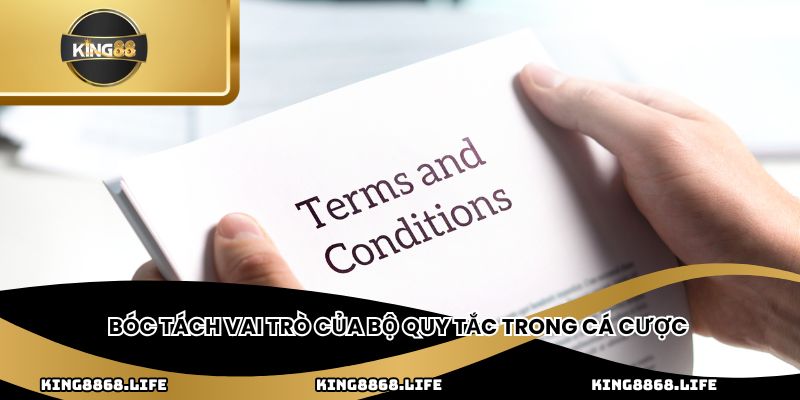 Bóc tách vai trò của bộ quy tắc trong cá cược