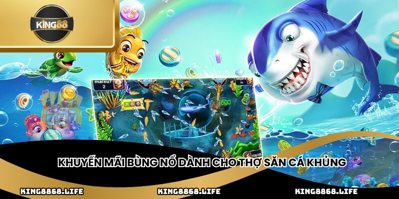 Khuyến mãi bùng nổ dành cho thợ săn cá khủng