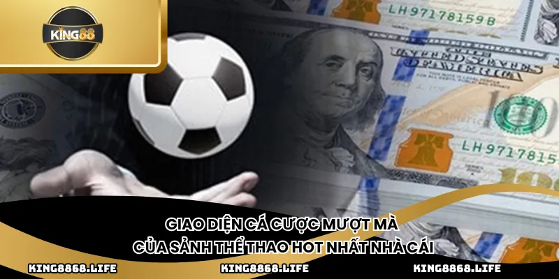 Giao diện cá cược mượt mà của sảnh thể thao hot nhất nhà cái