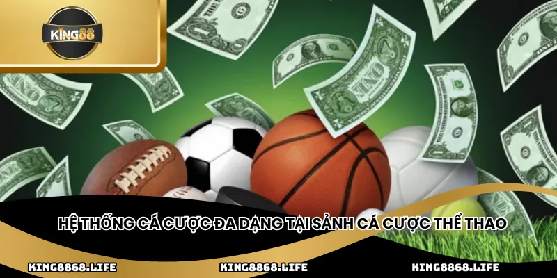 Hệ thống cá cược đa dạng tại sảnh cá cược thể thao